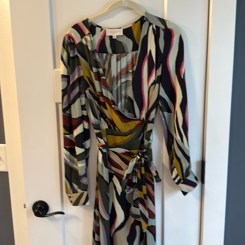 NWOT Corey Lynn Calter Multicolor Abstract Maxi Dress - Picture 4 of 8